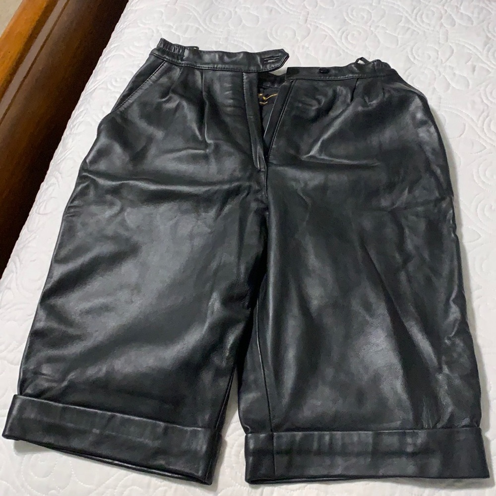 Leather Shorts